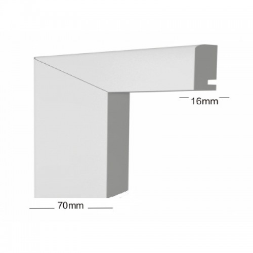 GN/BR 507 - Guarnição Branca Lisa