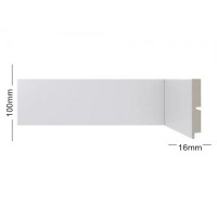 RODAPÉ RP/BR 210 - Rodapé Branco Liso