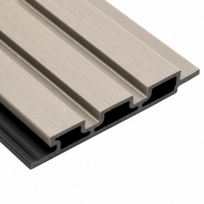 Painel Ripado para Área Externa Teca em Placas WPC 290cm x 20cm